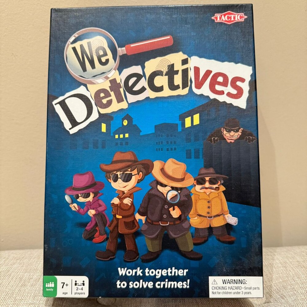 We Detectives board game - LIKE NEW!